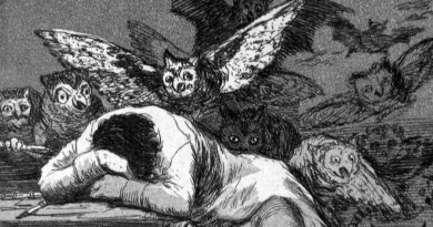 Somnul rațiunii naște monștri (tablou de Francisco Goya)